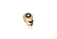 Enamel Signet Ring