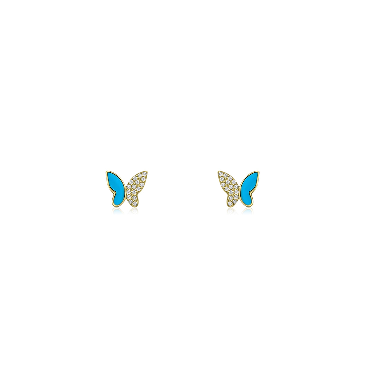 Butterfly Earrings - Turquoise