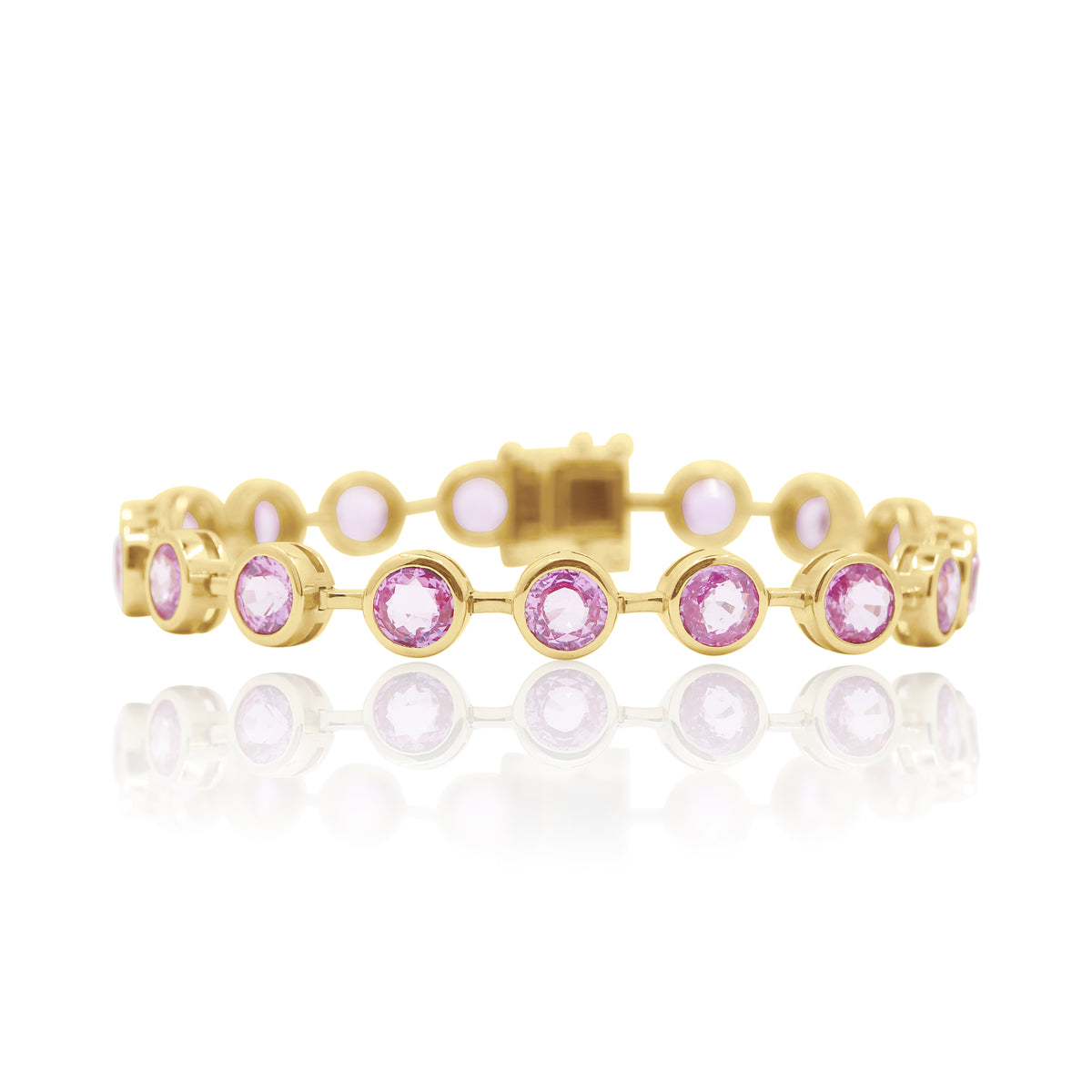 Pink Sapphire Bracelet