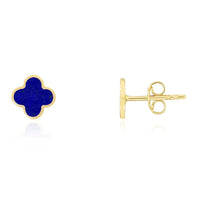 Stone Flower Earring - Lapis